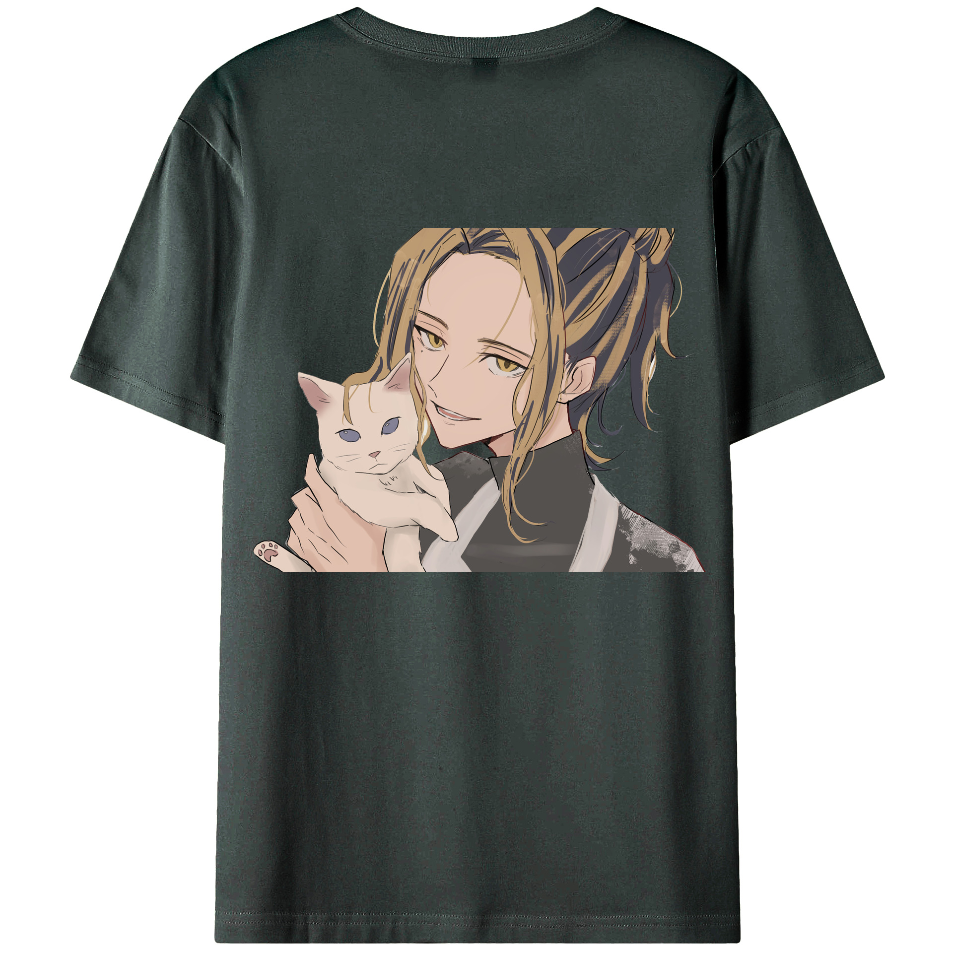 （画像用） 東京リベンジャーズ Tokyo Revengers 綿100％ メンズ半袖Tシャツ（バックプリント） 通気性